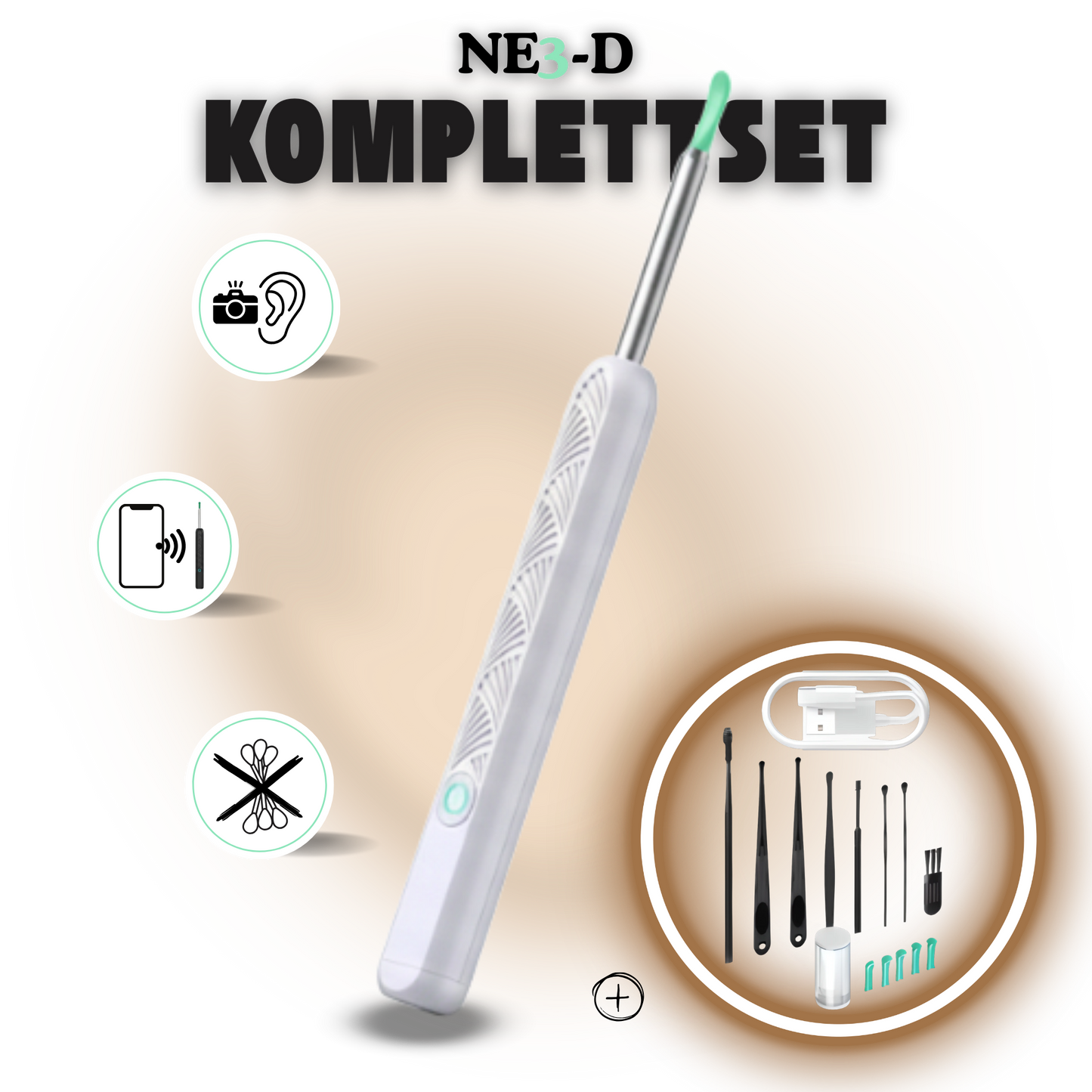 NE3-D – Ohrreiniger mit Kamera